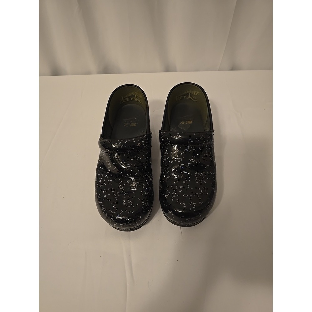 Dansko XP 2.0 Womens Rainbow Flecks Patent Clogs Slip-On Shoes  Size 40 US 9/9.5